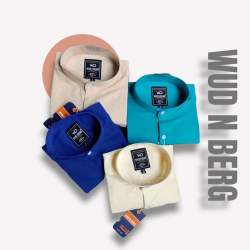 Men Plain Linen Shirt by wud n berg