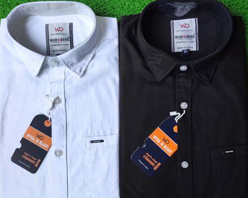 Wud N Berg Black and white Shirt