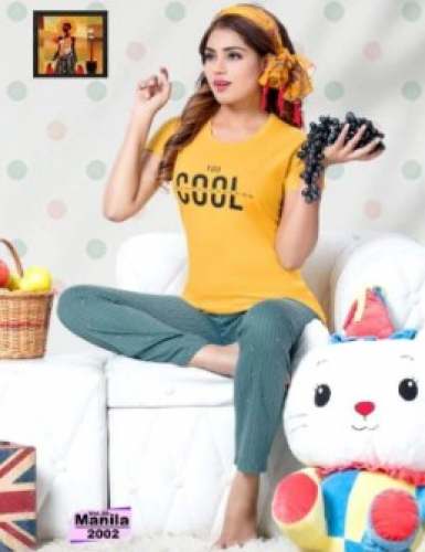 Girls Cotton Night Suit 