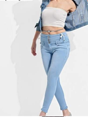 Girls High Waist Jeans From Blum Fashion by Blue Denim