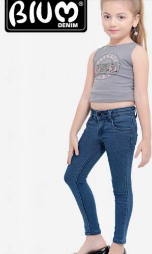 Kids Girls Denim Jeans by Blue Denim