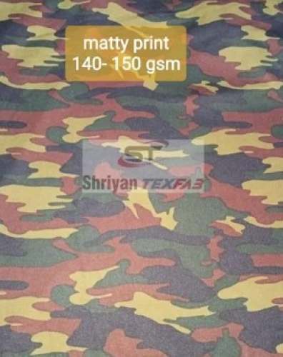  Camouflage Fabric For T shirts by Shriyan Texfab