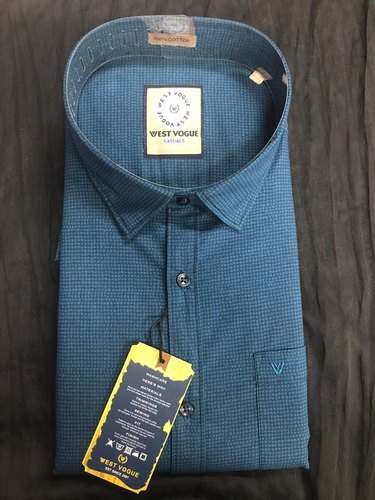 Cotton Plain Shirt for Men by Maruthi Clothing Company