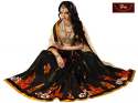 Latest Designer Georgette Saree thumb 1