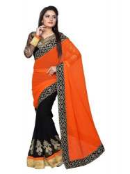 Zari Work Georgette Sarees