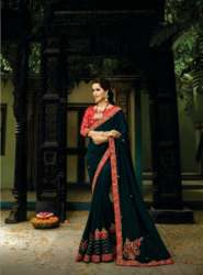 Heavy work saree at wholesale