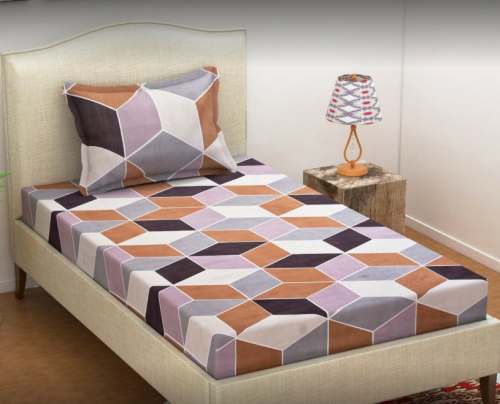 Cotton Block Print Bed Sheet 