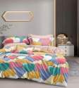 Cotton Printed King Size Bed sheet  thumb 1