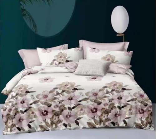 Flower Printed Bed Sheet 