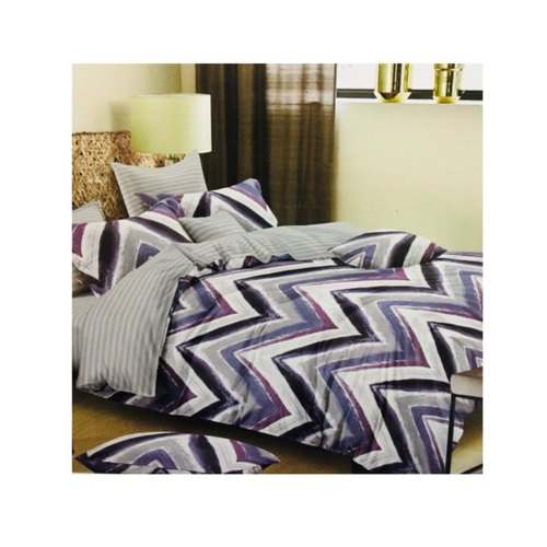 Caviar Double Size Bed Sheet With 2 Pillow Covers by Origin Handloom Pvt Ltd