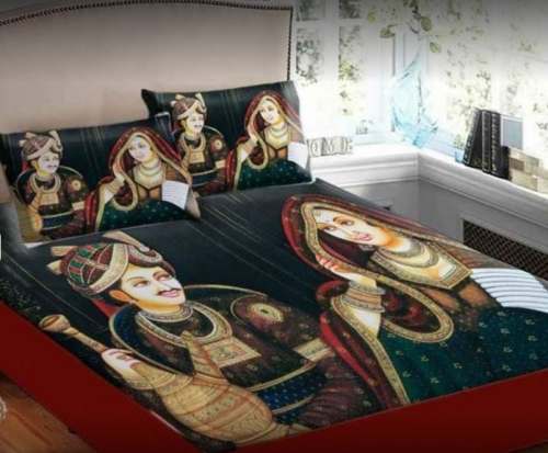 Printed Bed Sheet  by Ankita Home Furnishing