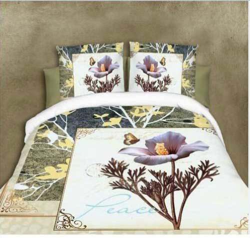 Digital Print Polyester Bed Sheets by Mansha and Sons Handloom