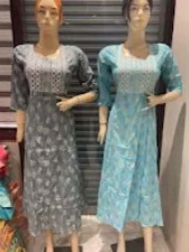 Printed Frock Kurtis by Laado Collection