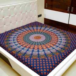 Mandola Art Jaipuri Bed Sheet