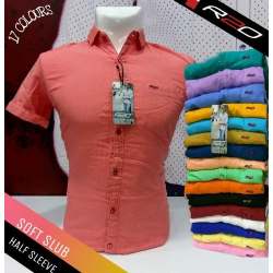 R2O Plain Cotton Shirt
