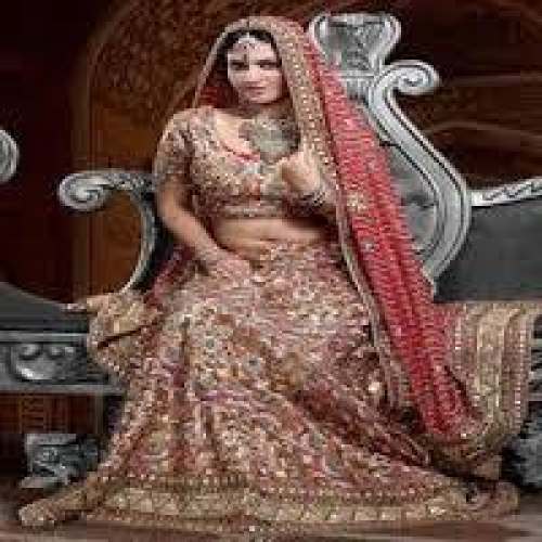 Designer Kundan Work Lehenga by Tarana Fashion