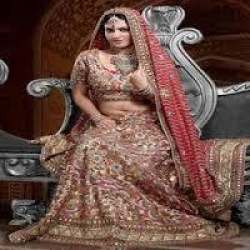 Designer Kundan Work Lehenga