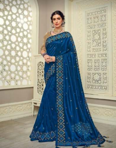 Fancy silk saree for women by Chiranth the saree shopee and signs