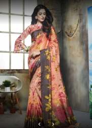 New collection plain saree for women