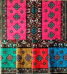 Batik Printed Nighty Fabric 