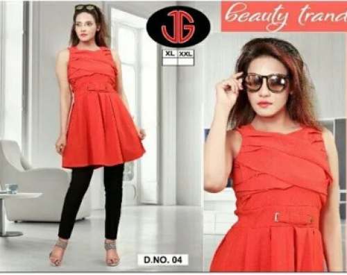 Regular wear Rayon One Piece Dress 