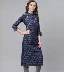 Ladies Straight Rayon Kurti