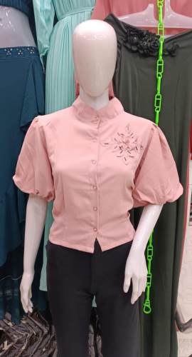 Fancy Crop Shirt for Girls  by Arshaan Collections