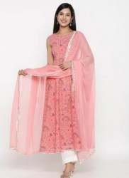 Party Wear Anarkali Kurti Dupatta Set 