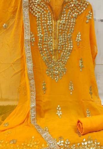 New Foil Print Dress Material For Women