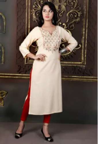 Rayon Long Kurti by VB Sons by V B Sons