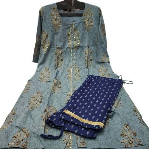 Rayon Printed Big Sizes Kurtis 