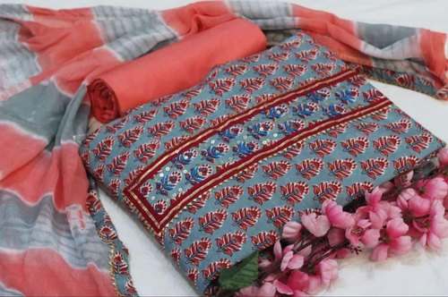 Mani Exports Cotton Suit Material