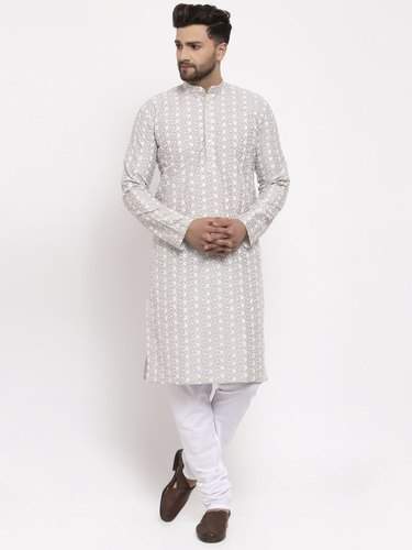 Men Embroidered Kurta Pajama Set by Noz2Toz