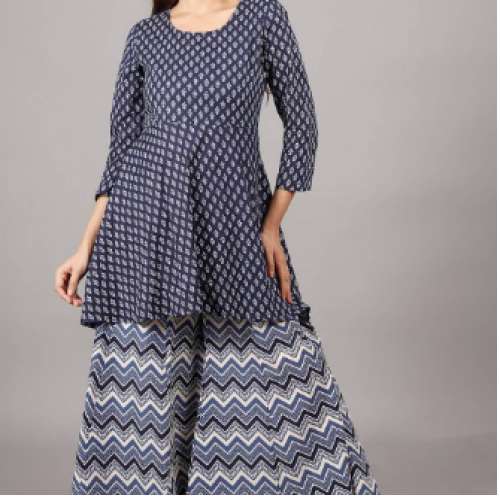 Ladies fancy palazzo kurtis