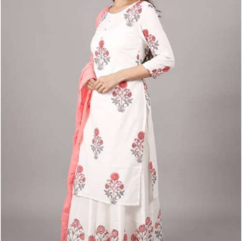 ladies kurtis pent set with dupatta by Shivoham