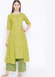 ladies kurtis and palazzo 