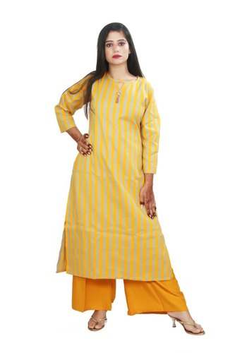 Office Wear Kurti With Palazzo Set  by Kashish Fashion Hub