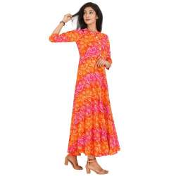 Fancy Ankle Length Anarkali Kurti 