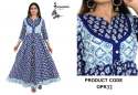 Jaipuri Floor Length Cotton Kurti 