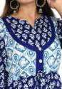 Jaipuri Floor Length Cotton Kurti  thumb 1