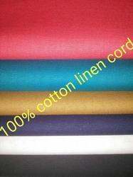 Cotton Linen Cord Fabric