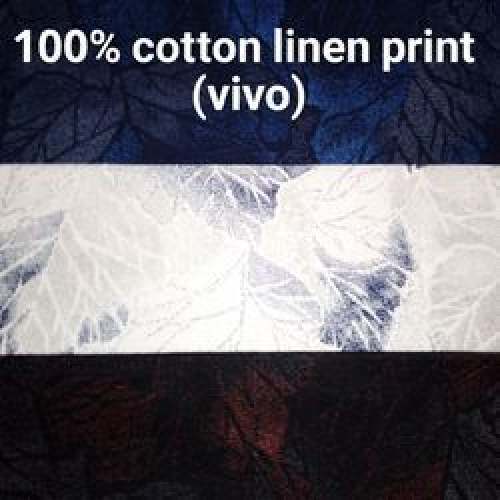 Cotton Linen Printed Fabric