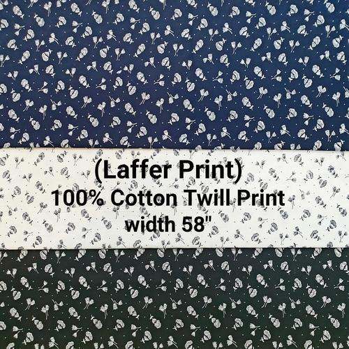 Cotton Twill Print (Laffer print) by Kamlesh Textiles