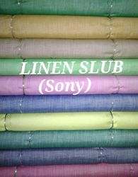 Linen Slub Shirting Fabric