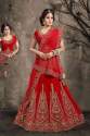 Heavy Red Wedding lehenga