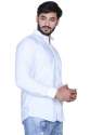 Full Sleeve White Plain Shirt for men thumb 1