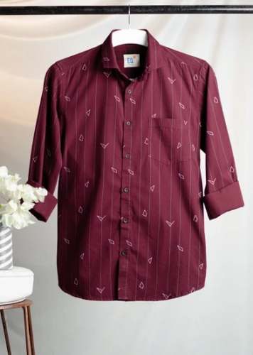 Check Printed Mens shirt 