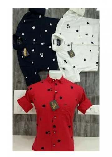 Latest men printed shirt