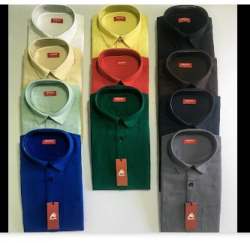 men cotton plain shirts 