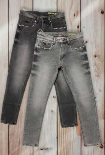 Grey Denim Comfort Fit Jeans 